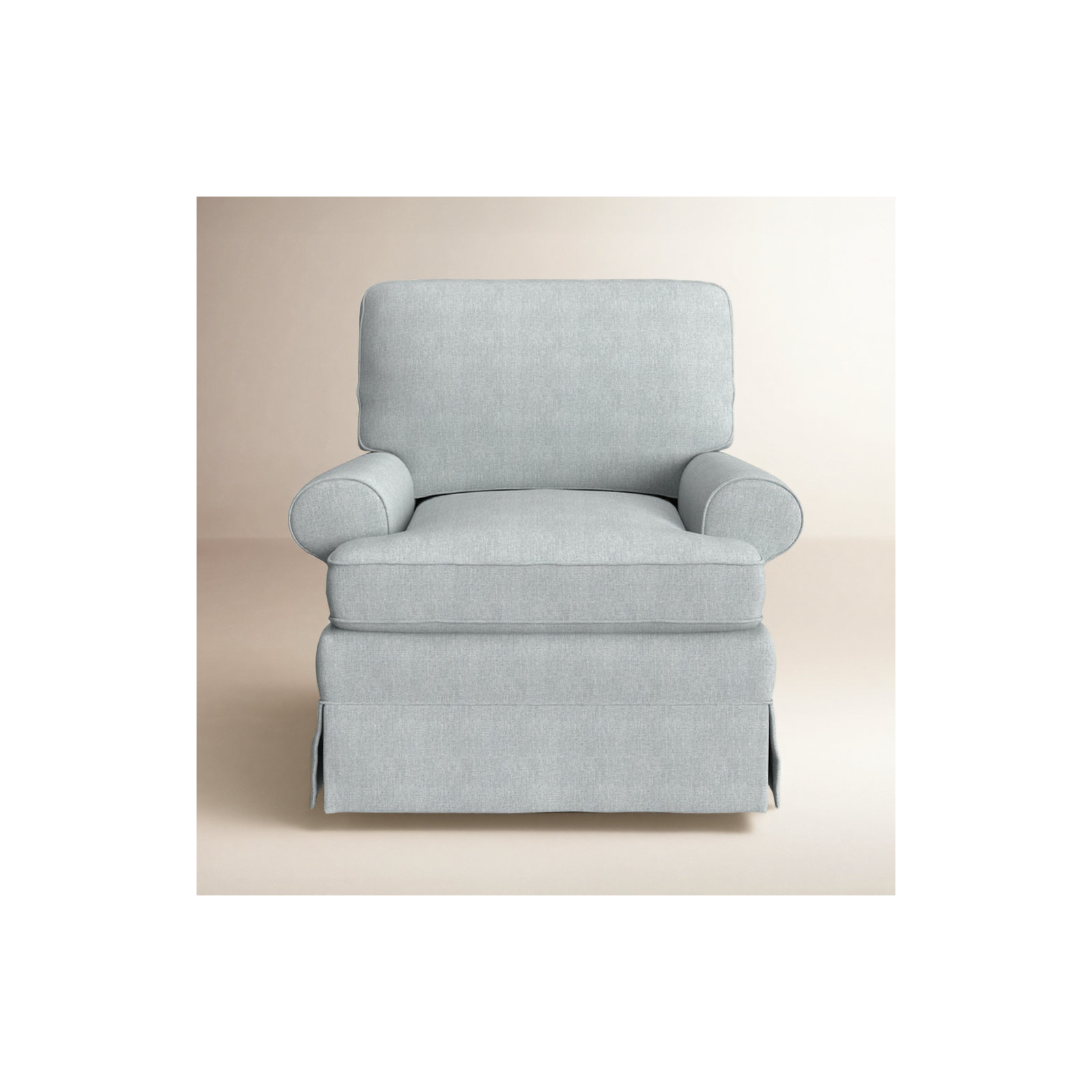 Upholstered Swivel Armchair, Slate-28563