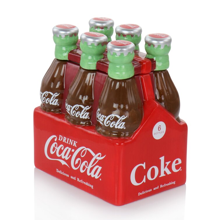 RARE ~ AIR-TIGHT Coca-Cola Cookie Jar ~ 7.5 tall x 5.5 diameter ~ NEVER  USED