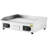 Commercial Electric Griddle, 2800W Countertop Half-Flat Top Grill, 122?-572? Adjustable Temp, Stainless Steel Griddle Grill with 2 Shovels and 2 Brushes for Home or Restaurant-109771908