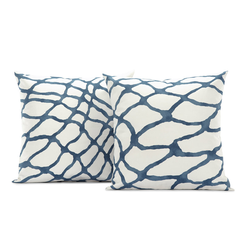 Housses de coussin en coton à imprimé