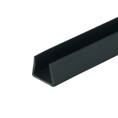 Outwater Plastics 1/2 Inch Styrene Plastic U Channel/C Channel 72 Inch Lengths (60 Feet Total)