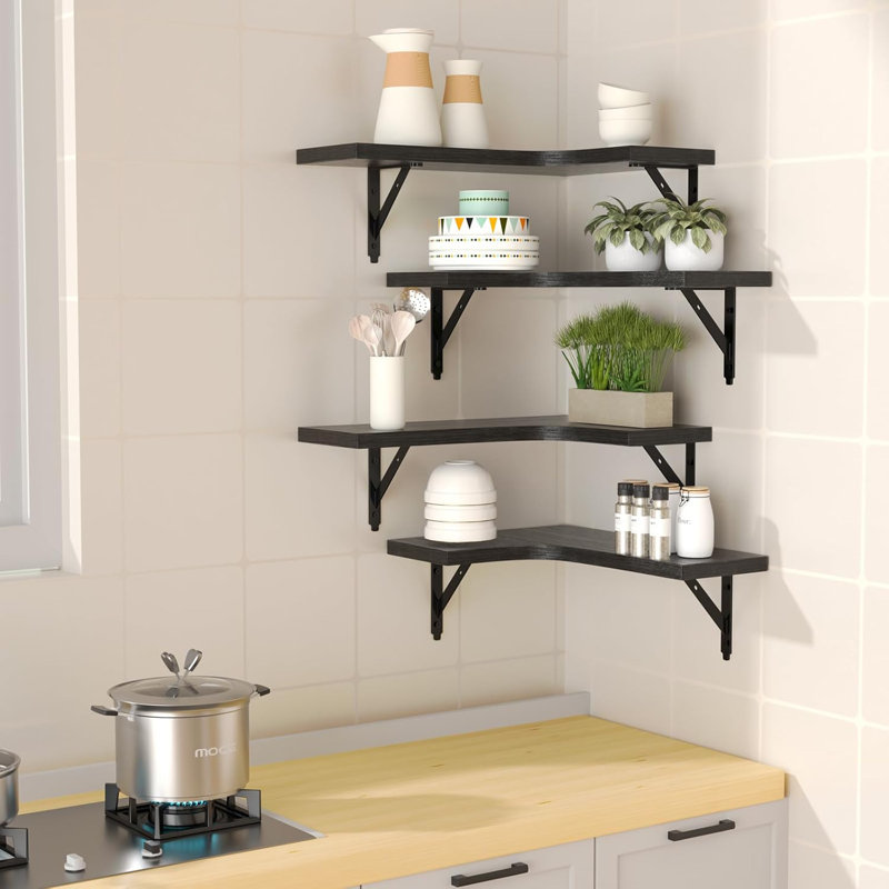 Corner Floating Shelf Wall Mounted