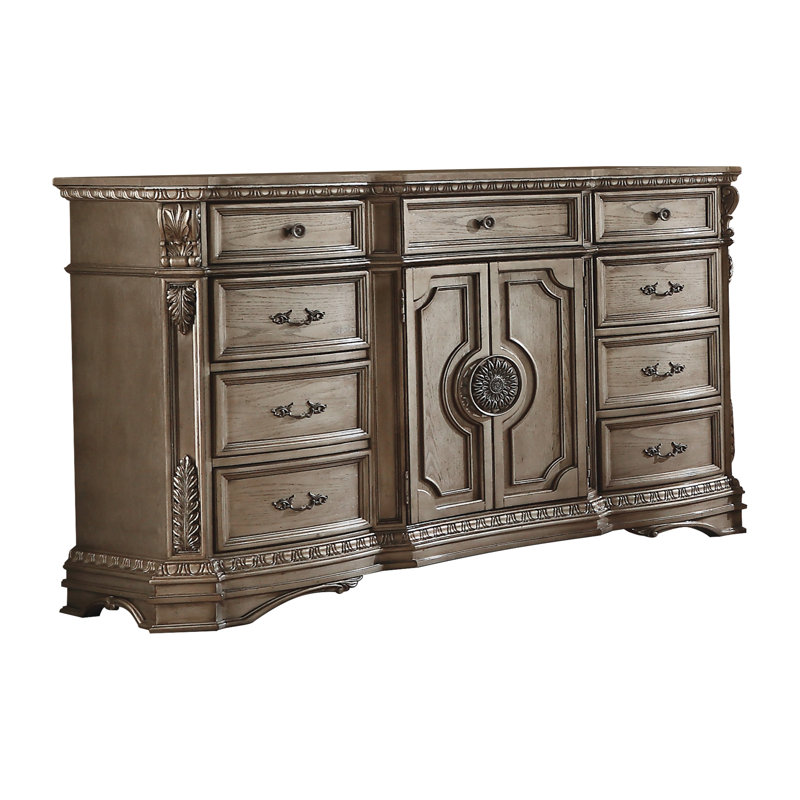 Commode, argent antique