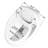 Modern Ceramic Toilet With Egg Shape - Glossy White, 1.28 Single Flush, Efficient Water Usage White Flush Shape, , Comfortable Seat