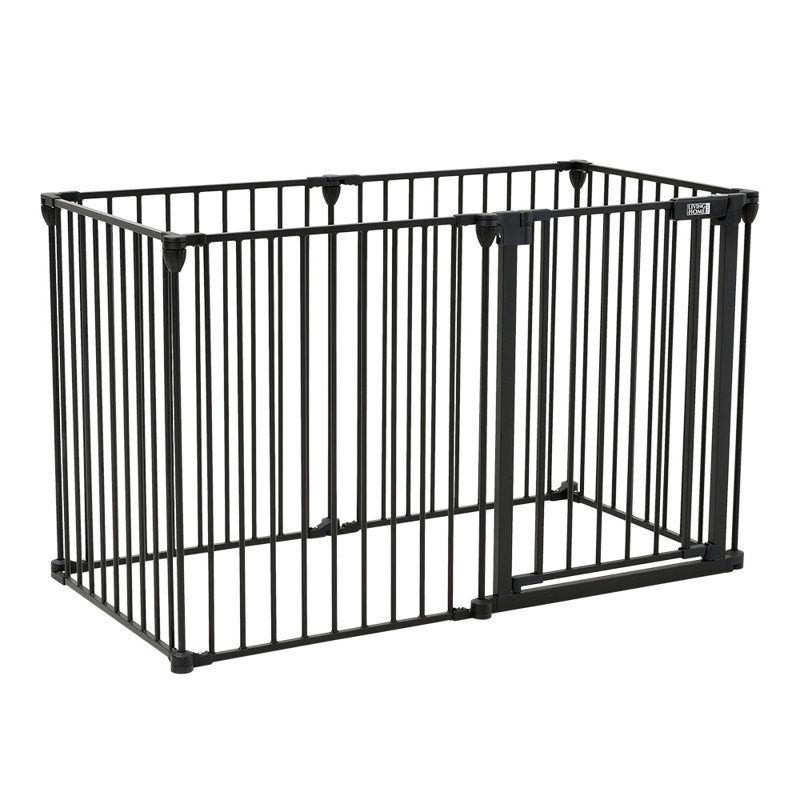 Rexford Metal Free Standing Pet Gate With Door