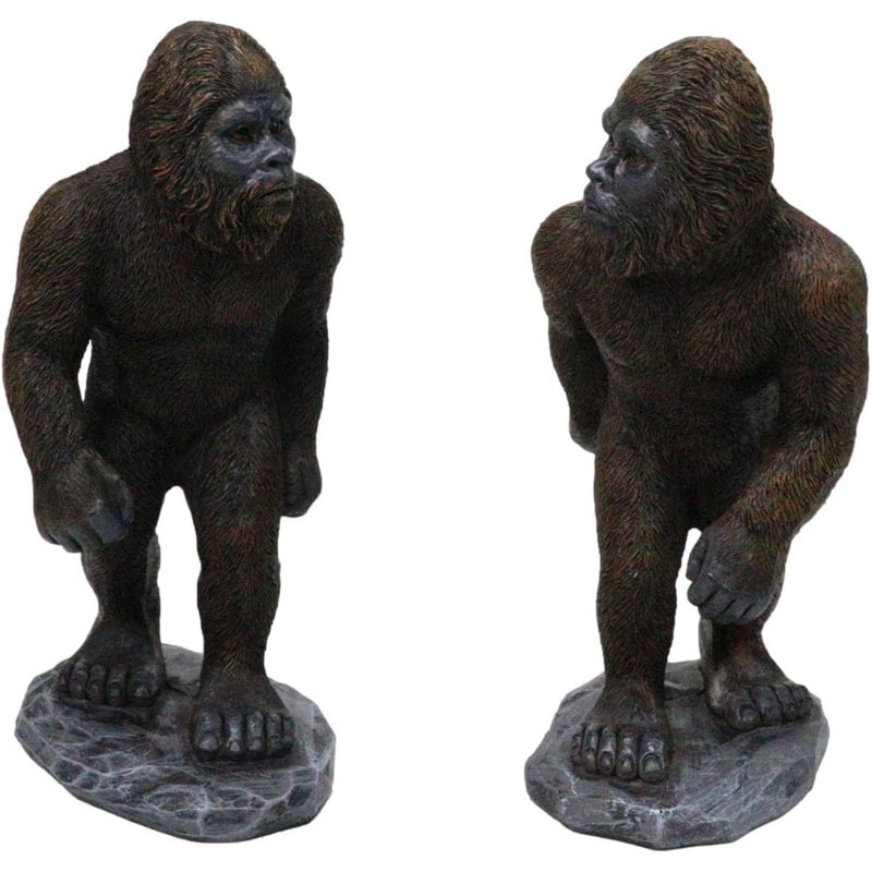 Ensemble de 2 figurines de sasquatch Bigfoot Cryptid