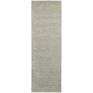 Brayden Studio® Barrientos Handmade Hand Tufted Wool Gray Rug & Reviews ...