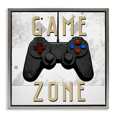 Game Zone Control Floating Frame, design by Kim Allen