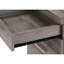 Classeur moderne avec roulettes, rangement, taupe, roulettes de style bureau, tiroirs, stratifié taupe,