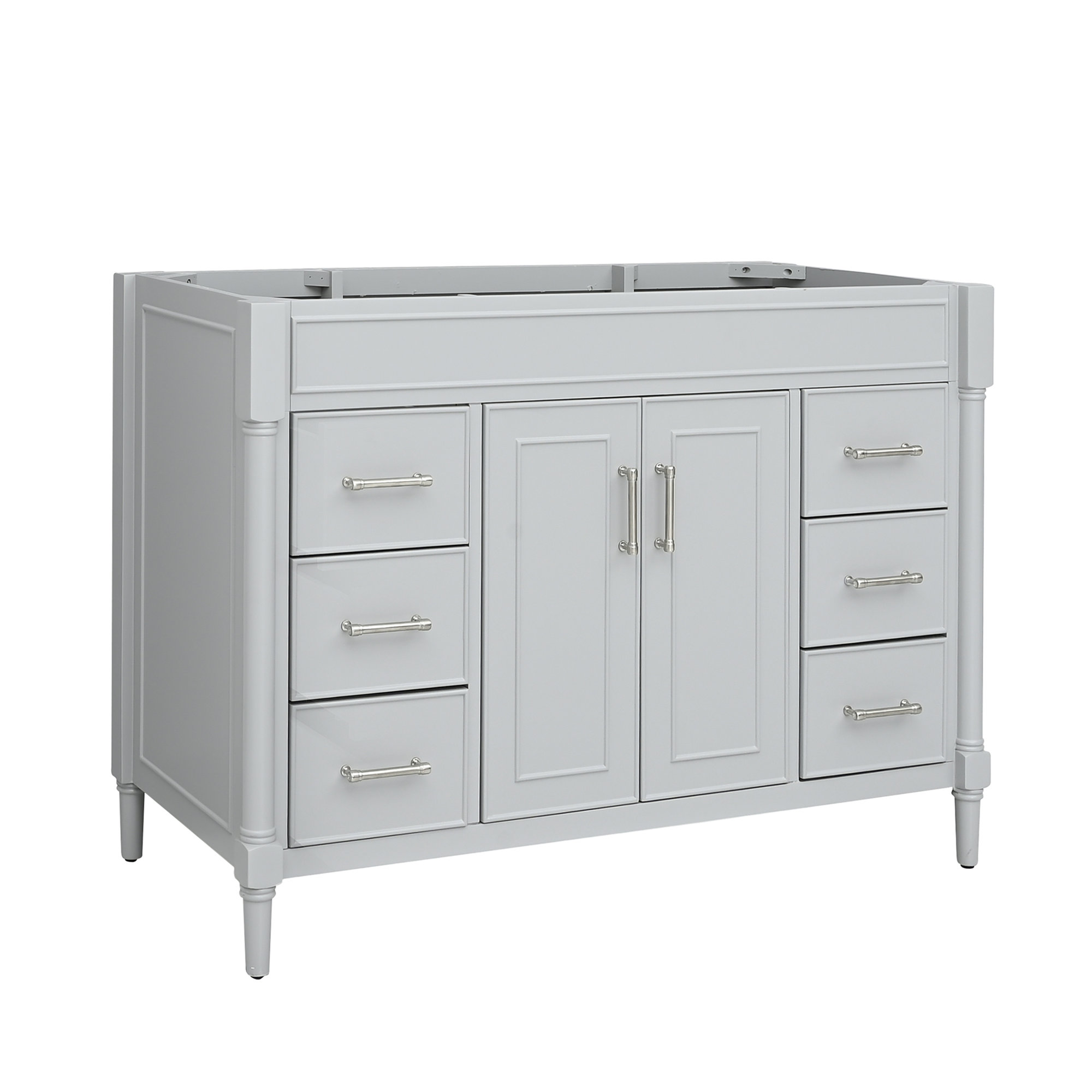 Addison 48'' Single Bathroom Vanity Base, Light Gray