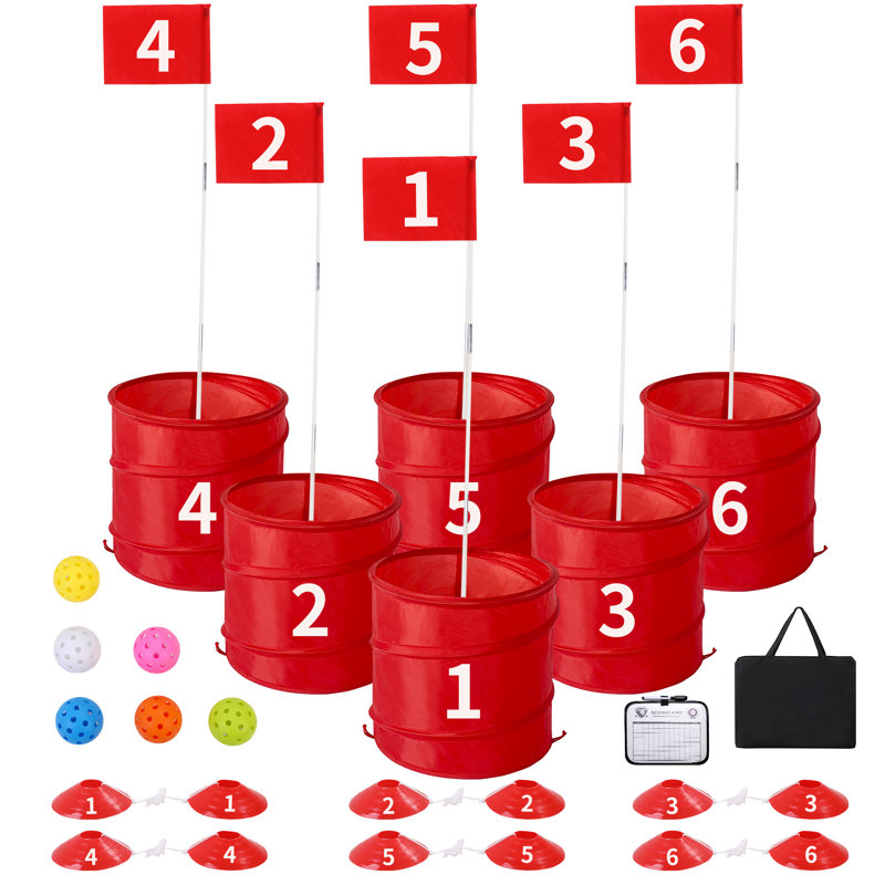 Jeu de golf portatif à 6 trous avec sac de transport, jeu de fête extérieur
