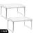 Sorbus 2 Tier Foldable and Stackable Storage Shelf Organizer Stand and Rack