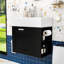 Meuble-lavabo mural flottant avec lavabo, tablettes réglables-1357578416