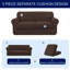 Textured Soft Stretch Separate Box Cushion Loveseat Slipcover-1929228514