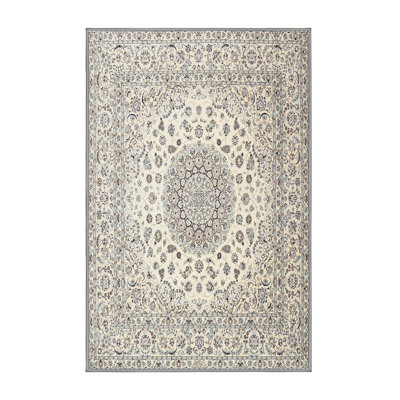 Tapis traditionnel gris / beige Donella