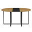 Ensemble de table de salle à manger moderne et compact, en MDF et en polyuréthane durable, idéal pour les espaces compacts