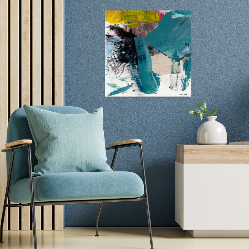 Commence Abstract Art contemporain, H 18 po x l 18 po