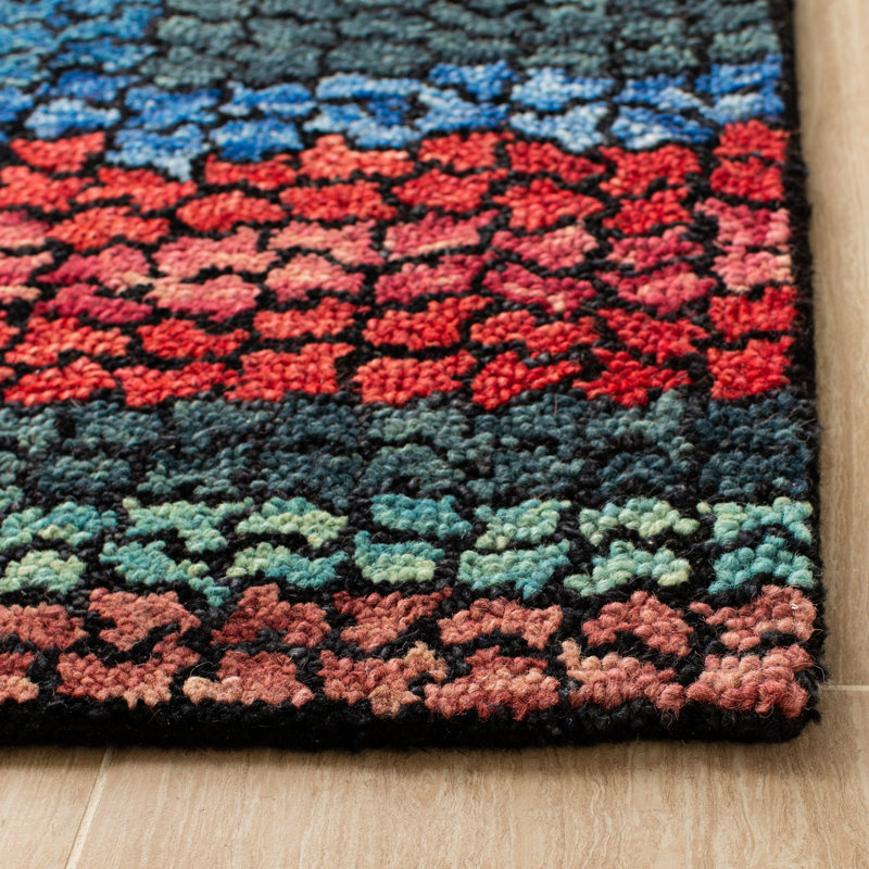 Slak Hand Tufted Wool Rug, Rectangle 3' x 5'
