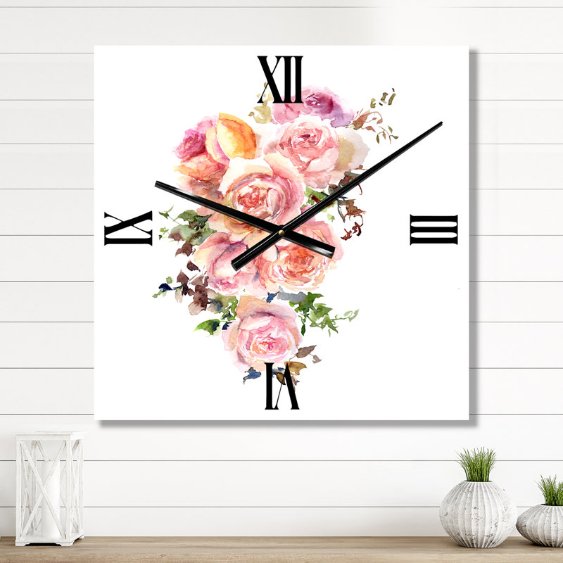 Horloge murale Roses, Grand