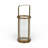Vortial Gold Metal Banded Ridged Glass Lantern-710113262-710113256