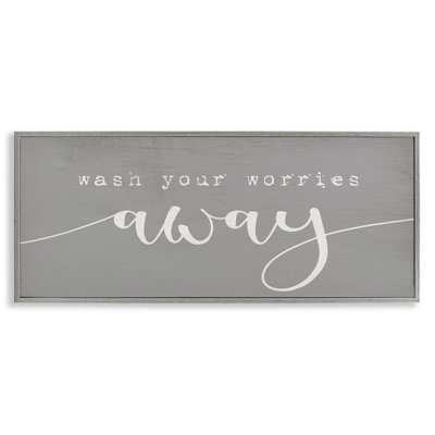 «Wash Your Worries Away» dans la salle de bain