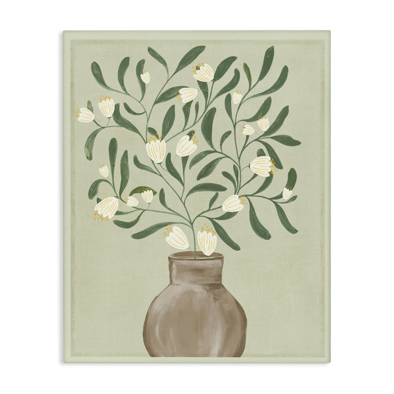 Toile Soft Elegance In Bloom, design par Alex Black, H 20 po x l 16 po
