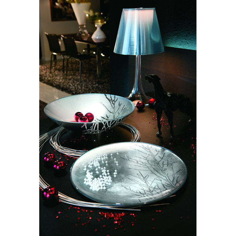 Assiette en verre 6 po lesarbres