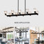 Moderne pour îlot de cuisine - 10 lumières suspendues en cristal noir à hauteur réglable à chaque plafond G9 10 * G9 * Max 40W