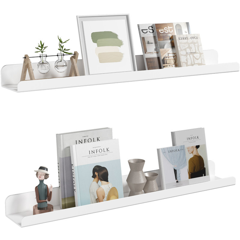 Floating Shelf, 1.89cm H x 24.02cm W x 3.74cm  D