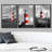Bright Color Lighthouse with Black and White Landscape Modern Wall Decor-102298397-102298399