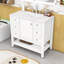 Meuble-lavabo autoportant élégant avec lavabo en céramique et rangement spacieux-1113893518