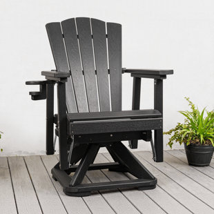 Chaise de patio pivotante et coulissante Hdpe