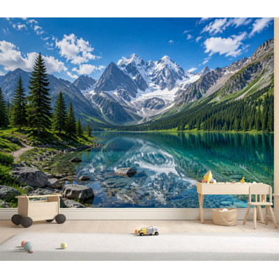 Wall Mural Peel and Stick Wallpaper Female doctor stethoscope holding heart light Self-Adhesive Removable Contact Paper Wall Decor for Living Room Bedroom 69"H x 96"W