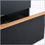 Meuble-lavabo mural VELA avec lavabo en acrylique intégré, 2 tiroirs à fermeture en douceur, armoire flottante pré-assemblée et moderne-472596039-472596036