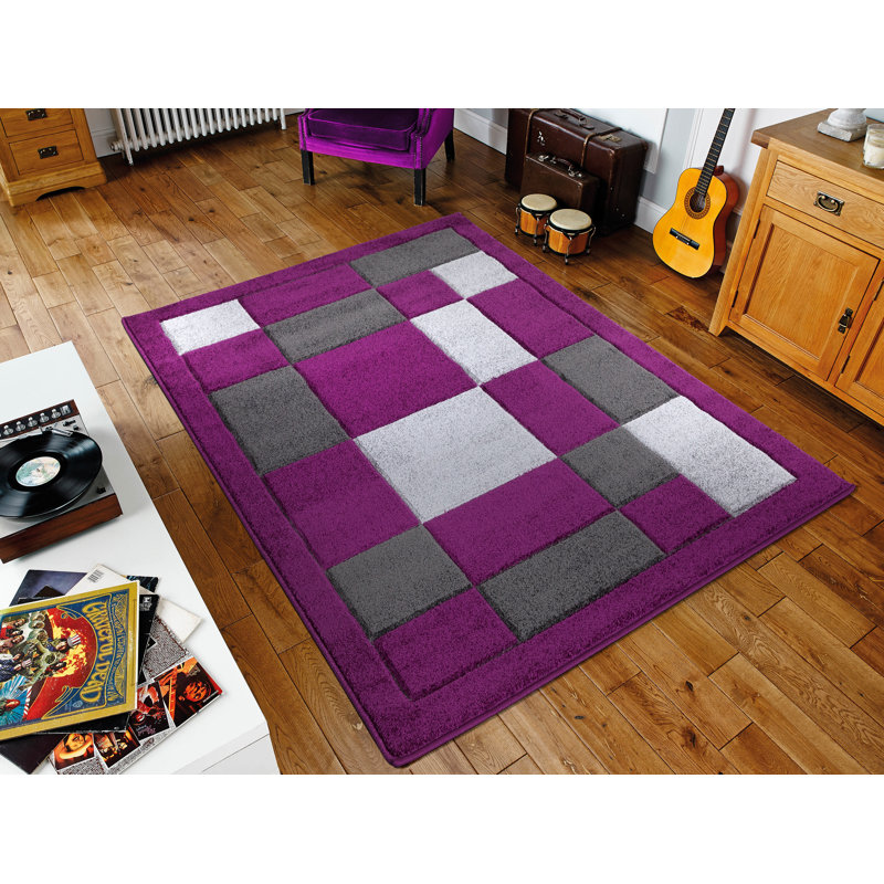 Brickey Geometric Area Rug, Runner 60 x 220cm