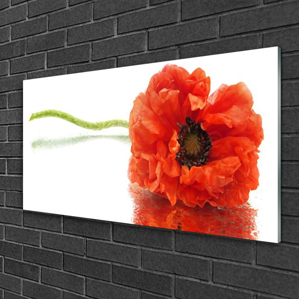 Flower Floral - Unframed Photograph on Glass