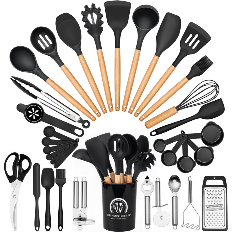34 Pieces Silicone Cooking Utensil Sets
