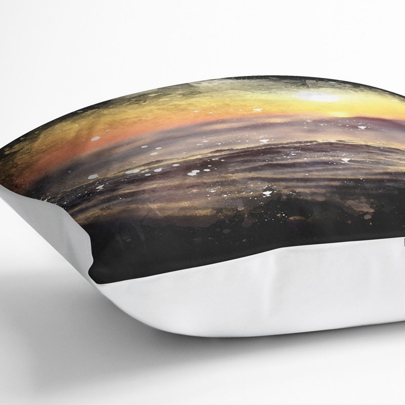 Square Cushion, 40cm H x 40cm W x 15cm D, White