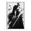 Tapis abstrait gris lavable à la machine Cumberland Plague Doctor Warrior-845371346