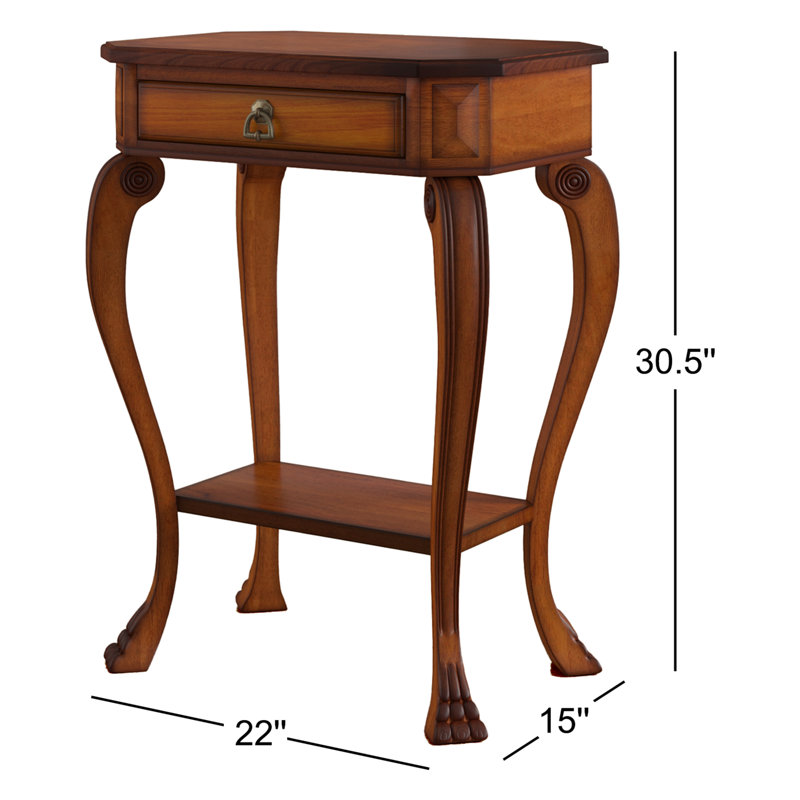 Channing Console Table, Olive Ash Burl