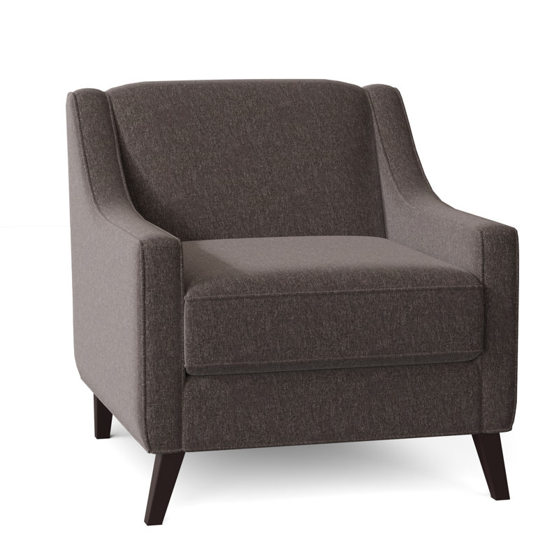 Fauteuil Annmarie, Gris anthracite Crafty