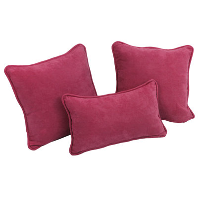 Ariatna Microsuede Reversible Throw Pillow