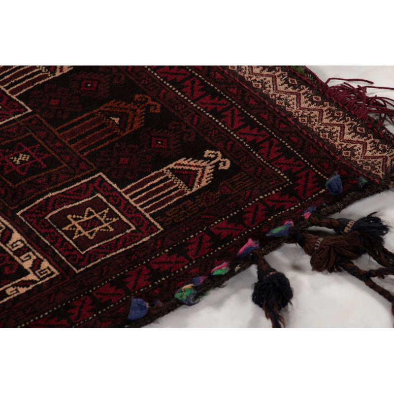 Antique Hand Knotted Wool Area Rug