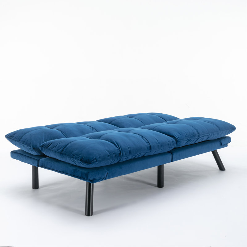 Canapé-lit pliant convertible bleu marine