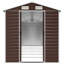 Brityn Garden Shed 191x640x198 cm Galvanised Steel-412168997
