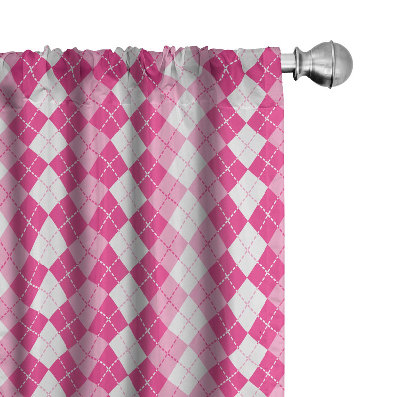 Semi-Sheer Rod Pocket Curtain Panels, 28" x 84"
