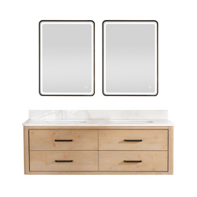 Cristo 60'' Double Bathroom Vanity
