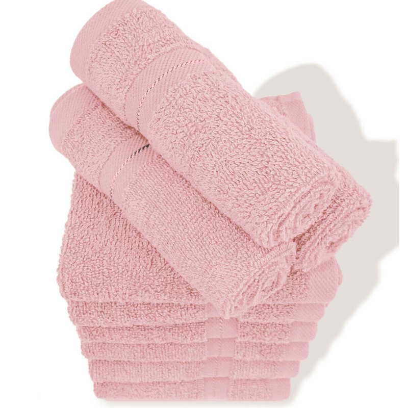Casabella Luxury Face Towel, Pink