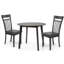 Ensemble de 2 chaises de salle à manger en bois massif de style classique, chaises de cuisine, chaises d'appoint sans accoudoirs et chaises d'appoint modernes-2060766484