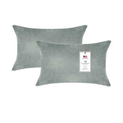Inserts décoratifs en duvet d'oie en duvet synthétique Alha - hypoallergénique, prêt à l'emploi, ensemble de 2
